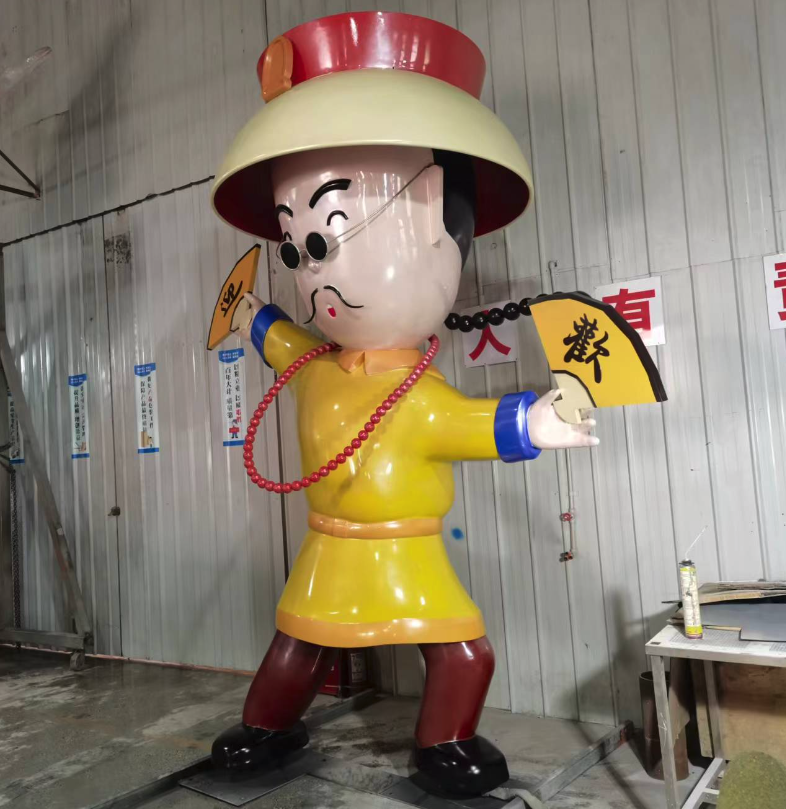 乾隆皇帝雕塑