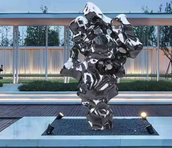 镜面不锈钢雕塑